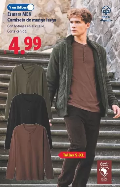 Esmara Men - Camiseta De Manga Larga 