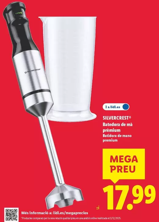 SilverCrest - Batidora De Mano Premium