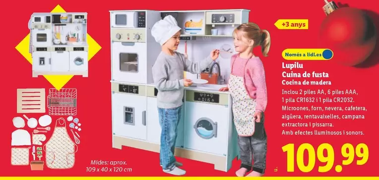 Lupilu - Cocina De Madera 