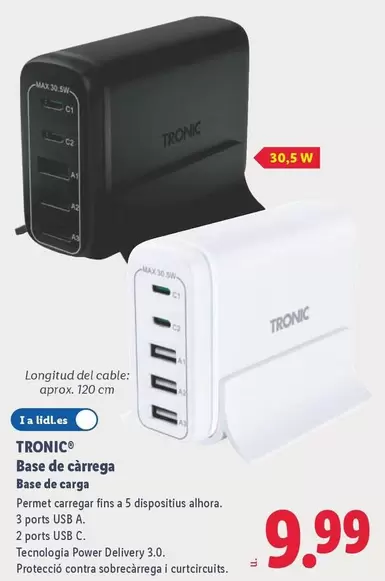 Tronic - Base De Carga