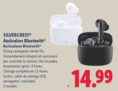 SilverCrest - Auriculares Bluetooth