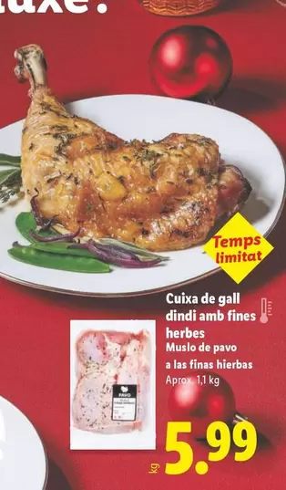 Muslo De Pavo A Las Finas Hierbas