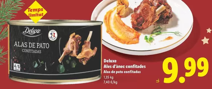Deluxe - Alas De Pato Confitadas 