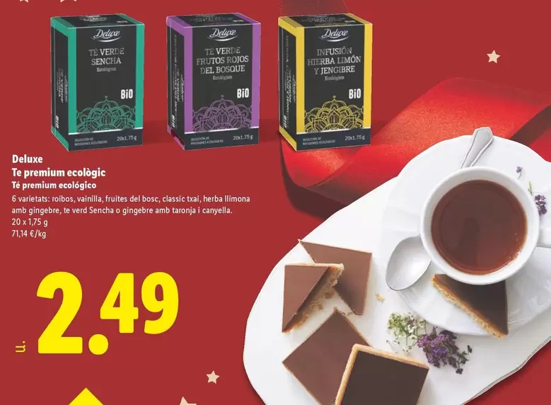 Deluxe - Té Premium Ecológico