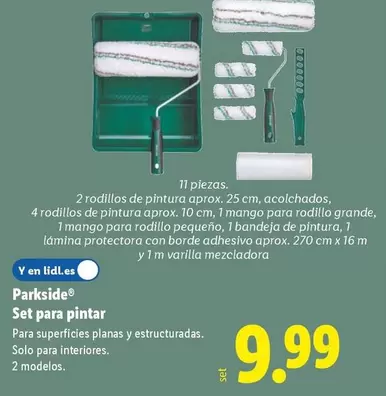 Parkside - Set Para Pintar