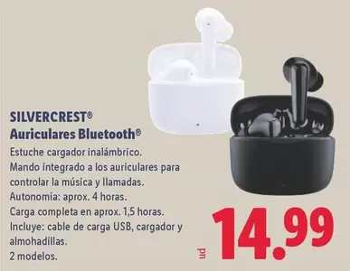 SilverCrest - Auriculares Bluetooth