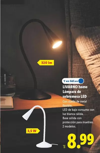 Livarno Home - Lámpara De Sobremesa Led