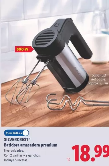 SilverCrest - Batidora Amasadora Premium