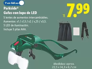 Parkside - Gafas Con Lupa De LED