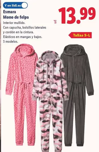 Esmara - Mono De Felpa