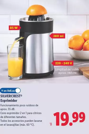 SilverCrest - Exprimidor