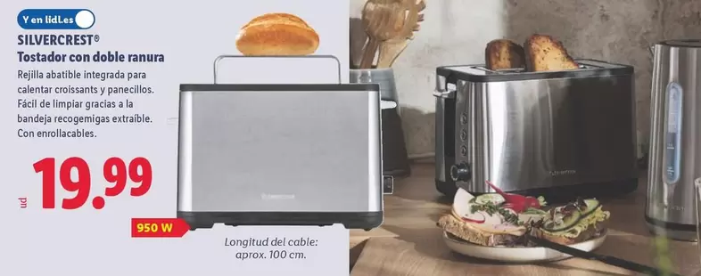 SilverCrest - Tostador Con Doble Ranura