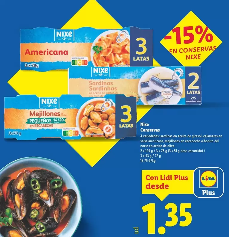 Nixe - Conservas