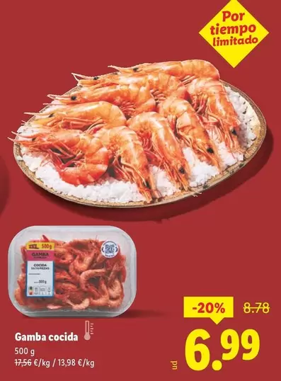 Gamba Cocida