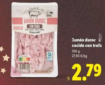 Jamón Duroc Cocido Con Trufa