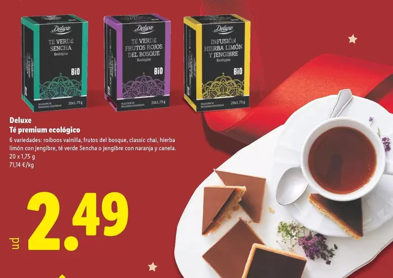 Deluxe - Té Premium Ecológico
