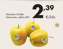 Manzana Golden Valvenosta