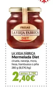 La Vieja Fábrica - Mermelada Diet