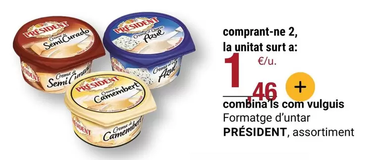 Président - Formatge D'untar
