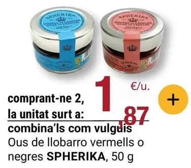 Spherika - Ous De Llobarro Vermells O Negres