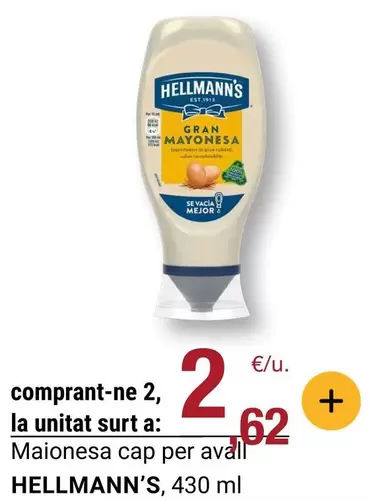 Hellmann's - Maionesa Cap Per Avall
