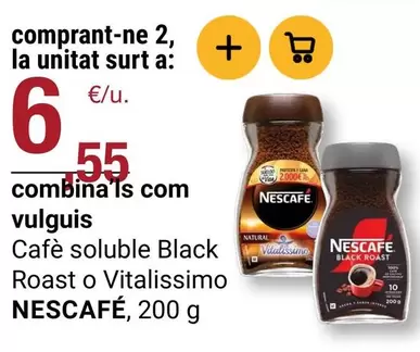 Cam - Café Soluble Black Roast O Vitalissimo