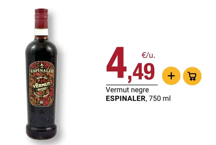Espinaler - Vermut Negre