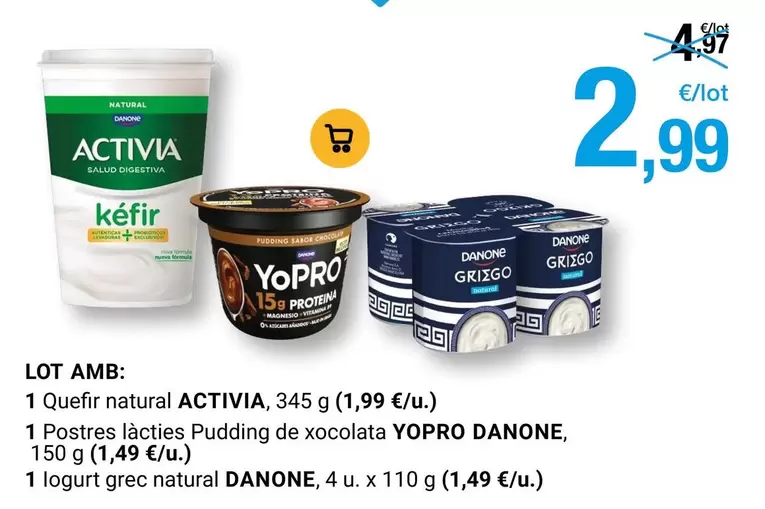 Danone - 1 Quefir Natural Activia