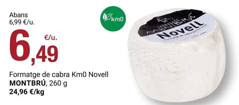 Bra - Formatge De Cabra Km0 Novell