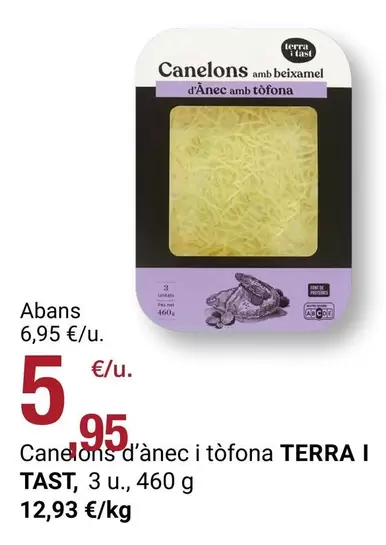 Terra - Canelons D'anec I Tòfona