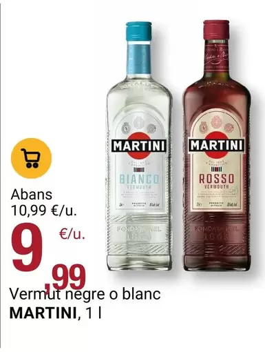 Martini - Vermut Negre O Blanc