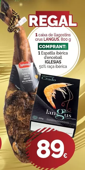 Regal - 1 Caja De Llagostins Crus Langus