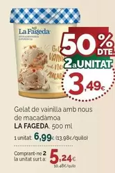 La Fageda - Gelat De Vainilla Amb Nous De Macadamao