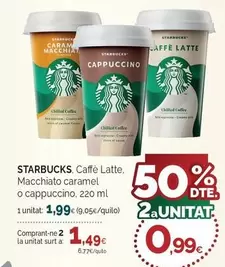 starbucks - Caffe Latte Macchiato Caramel O Cappuccino