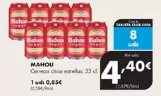 Mahou - Cerveza Cinco Estrellas