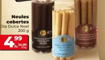 Barquillos Cubiertos