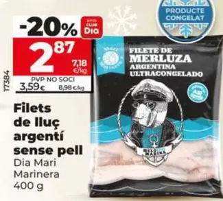 Dia Mari Marinera - Filetes De Merluza Argentina Sin Piel
