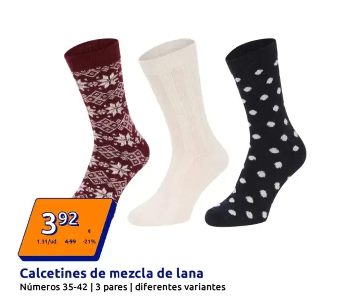Calcetines De Mezcla De Lana