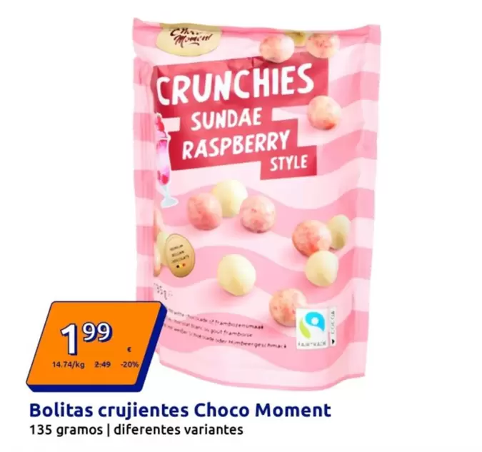 Bolitas Crujientes Choco Moment