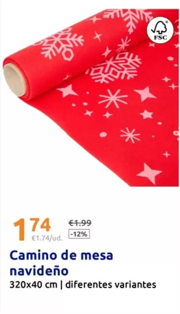 Camino De Mesa Navideño