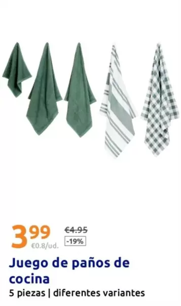 Juego De Paños De Cocina