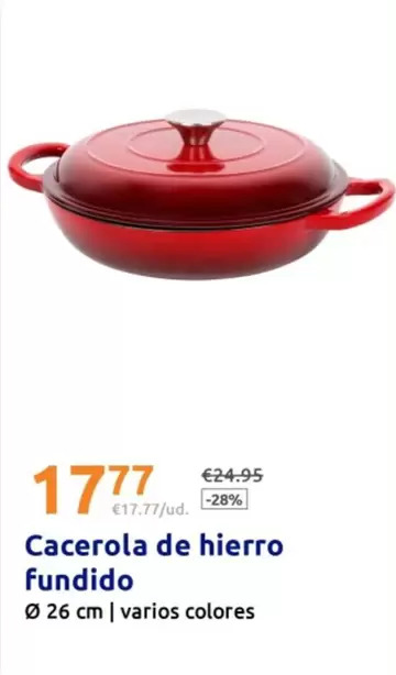 Cacerola De Hierro Fundido