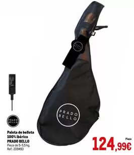 Prado Bello - Paleta De Bellota 100% Ibérica