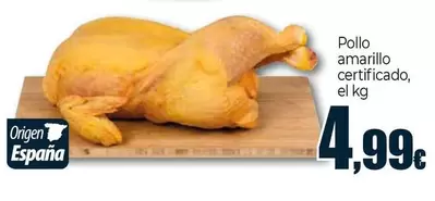 Pollo Amarillo Certificado