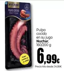 Nuchar - Pulpo Cocido En Su Jugo
