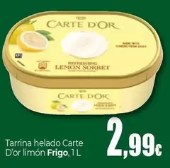 Frigo - Tarrina Helado Carte D'Or Limon