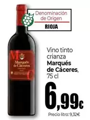 Marqués De Cáceres - Vino Tinto Crianza