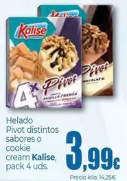 Kalise - Helado Pivot Distintos Sabores O Cookie Cream