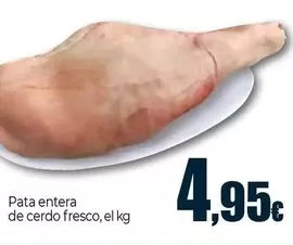 Pata Entera De Cerdo Fresco