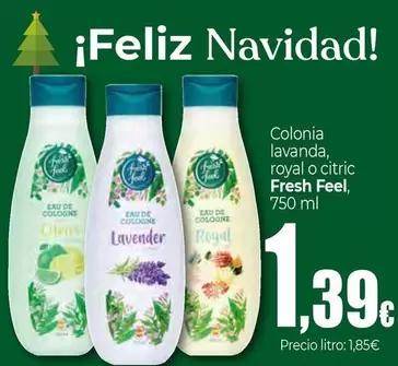 Fresh Feel - Colonia Lavanda, Royal O Citric